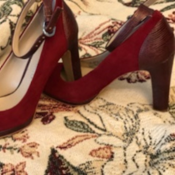 Suede and Leather Heels by Franco Sarto - Picture 4 of 8